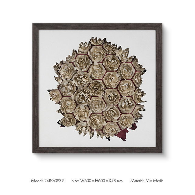 Manufacturer TY Luxury Wood Cutting Home Decor Wall Art High Quality for High-end Interior Design Custom Support