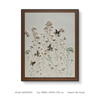 TY ART SPACE Aluminum Framed Wall Art with Dried Flowers Textured Sandstone Base Home Decor Custom Support for Interior Design