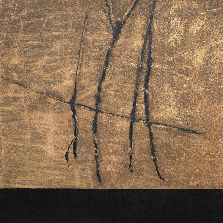  TY ART Textured Acrylic Painting Wall Art with Gold Foil Metal Framed Home Decor for High-end Hotel Interior Design Custom Support