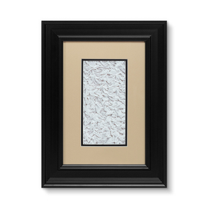 Classic Elegant Interior Decoration Framed Fabric Wall Artwork 