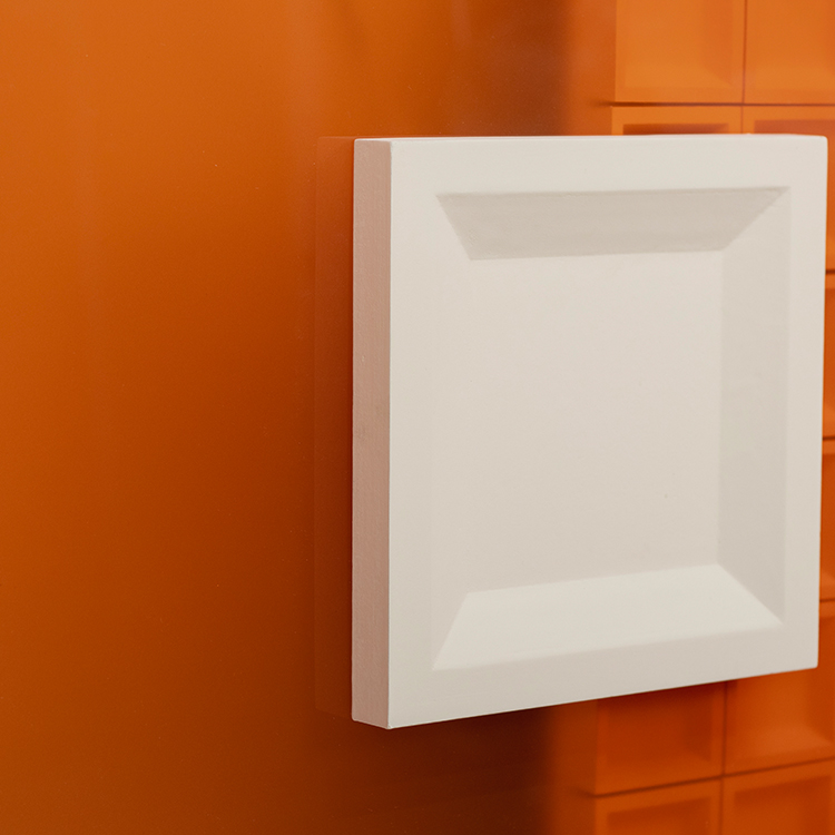  TY ART SPACE Hand-painted Colored Wood Carving Wall Art Panel Home Decor for High-end Hotel Villa Interior Design Custom Support