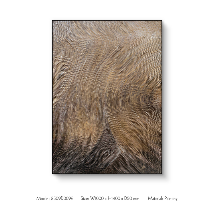  TY ART SPACE Abstract Textured Handmade Painting on Canvas Wall Art Panel Home Decor for High-end Hotel Villa Interior Design Custom Support