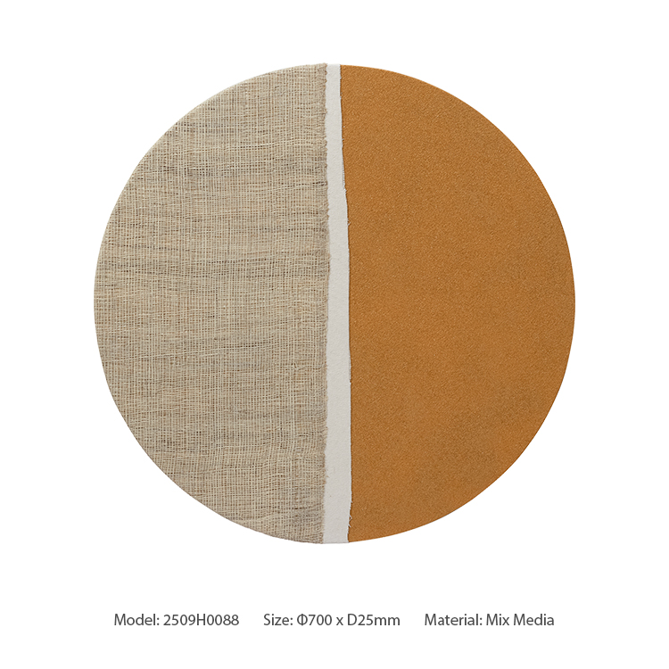  TY ART SPACE Handmade Fabric Weaving Wall Art Panel Home Decor for High-end Hotel Villa Interior Design Custom Support