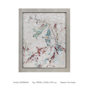 TY ART SPACE Textured Hand-painted Painting on Linen Wall Art Panel Home Decor for High-end Hotel Villa Interior Design Custom Support