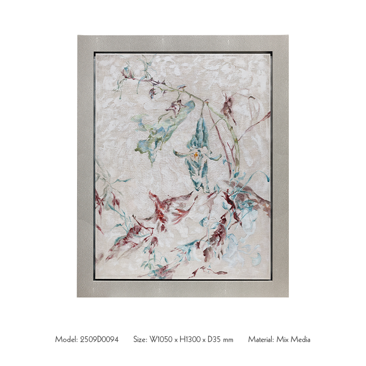 TY ART SPACE Textured Hand-painted Painting on Linen Wall Art Panel Home Decor for High-end Hotel Villa Interior Design Custom Support