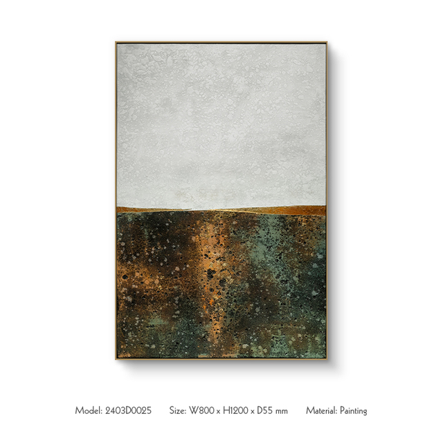 TY Abstract Textured Interior Decorative Wall Art Home Decor Hanging Accent Paintings for Villa Hotel Projects