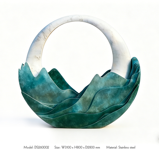TY ART SPACE Custom Support 3D Sculpture Home Decor Outside Installation