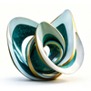 Polished Big Size Outdoor Stainless Steel Sculpture for Hotel Garden