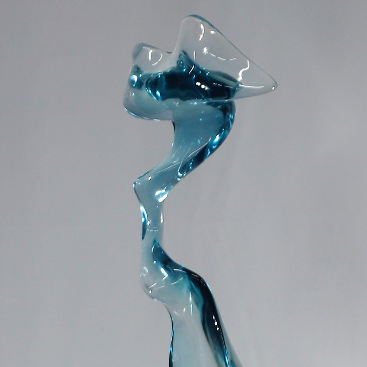 Customized Large Floor Standing Resin Sculpture with Marble Base Luxury Hotel Club Project Decorative Art Craft Statue