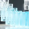 Custom Luxury Transparent Resin Block Sculpture Modern Abstract Geometric Art Statue for Hotel Lobby Project