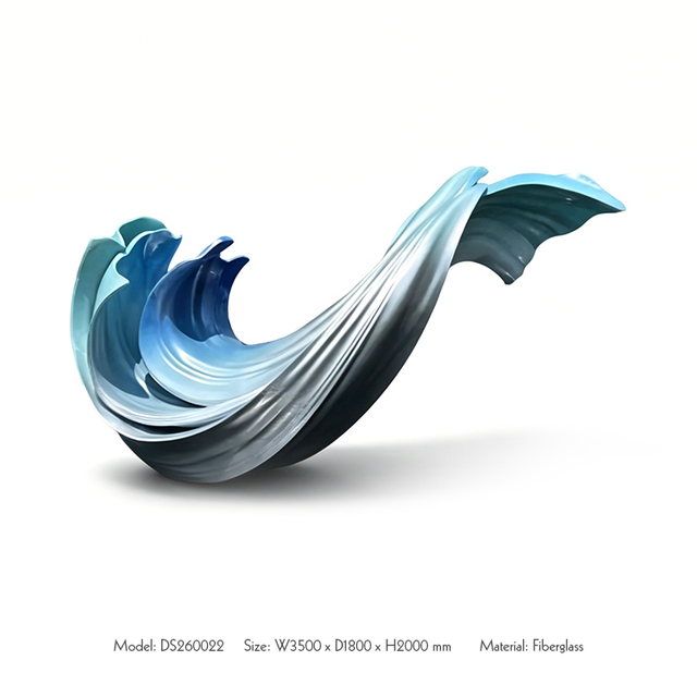  TY ART SPACE Customized Large Decorative Sculpture for High-end Projects