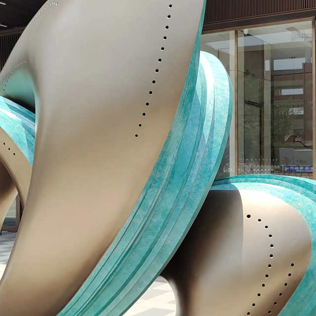  TY ART SPACE Customized Irregular Fiber Glass Sculpture Home Decor for High-end Projects