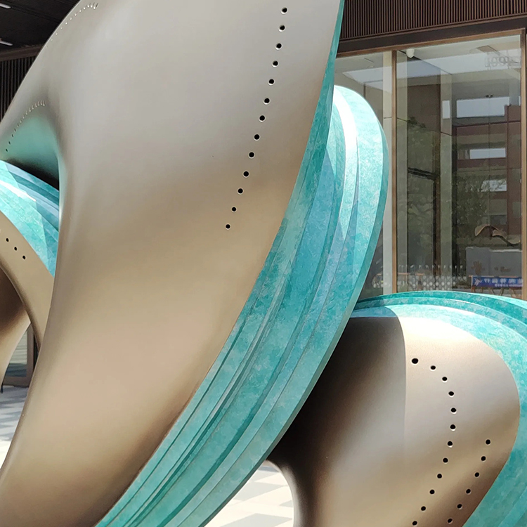 TY ART SPACE Customized Irregular Fiber Glass Sculpture Home Decor for High-end Projects