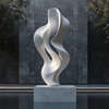 TY ART SPACE Fiber Glass Home Decor with Marble Base Custom Support for Hotel Project