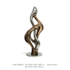 Customized Eletroplating Fiberglass Sculpture for High-end Hotel Projects