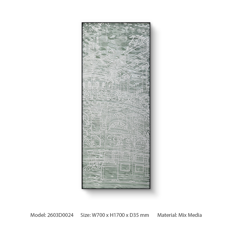 TY ART SPACE Hand-painted Thick Textured Luxury Wall Art Home Decor for Interior Design