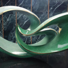 Modern Hotel Outdoor Fashion Contemporary Metal Artwork Sculpture