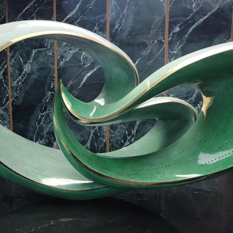 Modern Hotel Outdoor Fashion Contemporary Metal Artwork Sculpture