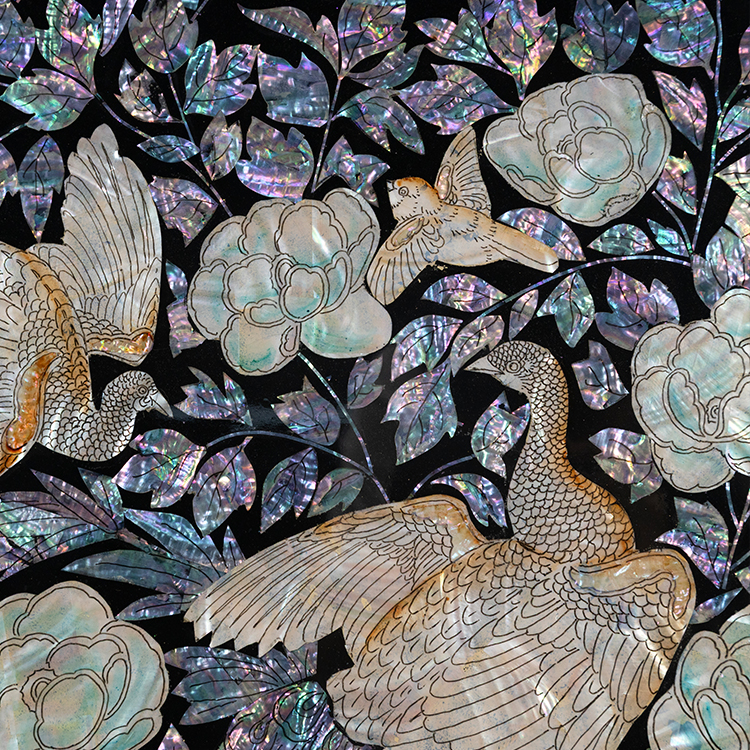 TY ART SPACE Luxury Wall Art Panel Mother-of-pearl Collaging Home Decor Custom Support