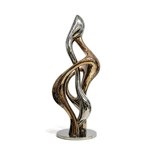 Customized Eletroplating Fiberglass Sculpture for High-end Hotel Projects
