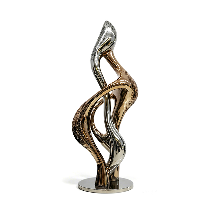 Customized Eletroplating Fiberglass Sculpture for High-end Hotel Projects