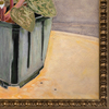 Vintage Home Decor Painting Hand Painted Canvas Flower Artwork