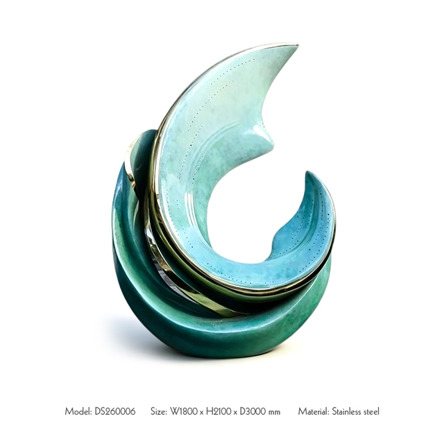  TY ART SPACE Customized Irregular Shaped Sculpture Home Decor Interior/Outside Installation
