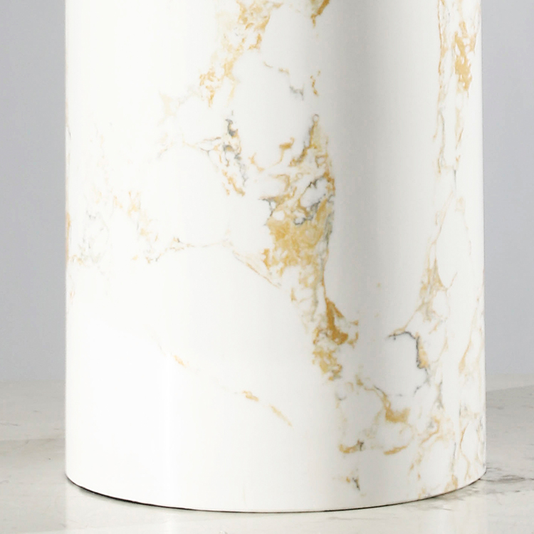 Customized Large Floor Standing Resin Sculpture with Marble Base Luxury Hotel Club Project Decorative Art Craft Statue