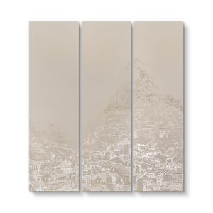 Luxury Entryway Hallway Modern 3D Texture Decorative Painting Set