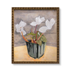 Vintage Home Decor Painting Hand Painted Canvas Flower Artwork