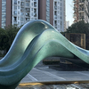  TY ART SPACE Customized Wave Large 3D Sculpture for High-end Projects