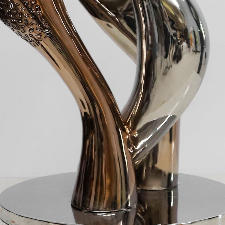Customized Eletroplating Fiberglass Sculpture for High-end Hotel Projects