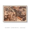 Interior Hotel Lobby Public Area Big Size Artwork Wall Painting with Mother of Pearl